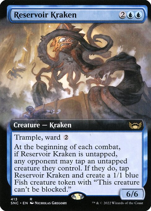 SNC: Reservoir Kraken (Extended Art) (Foil)