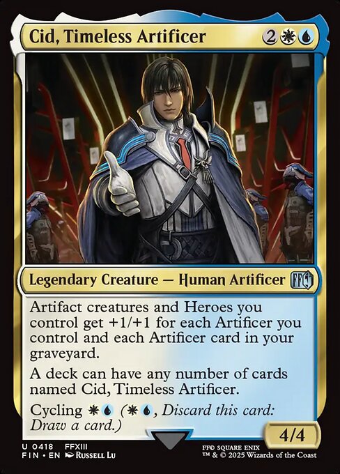 FIN: Cid, Timeless Artificer (0418) (Foil)