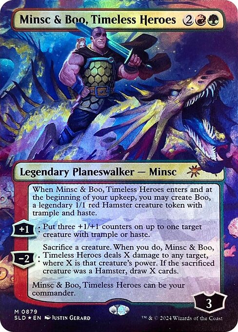 SLD: Minsc & Boo, Timeless Heroes (Rainbow Foil)