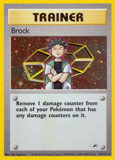 Brock (15) 015/132 Unlimited Gym Heroes