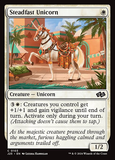 J25: Steadfast Unicorn