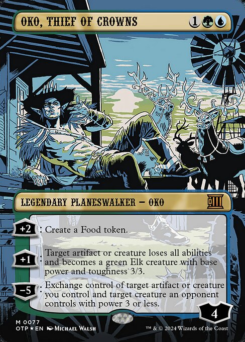 OTP: Oko, Thief of Crowns (Textured Foil)