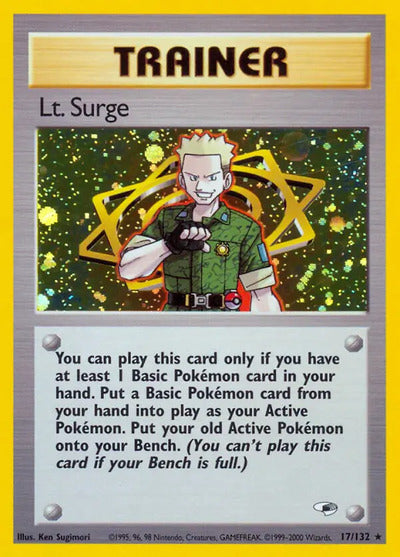 Lt. Surge (17) 017/132 Unlimited Gym Heroes