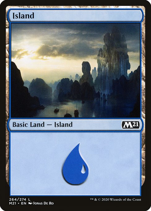 M21: Island (264) (Foil)