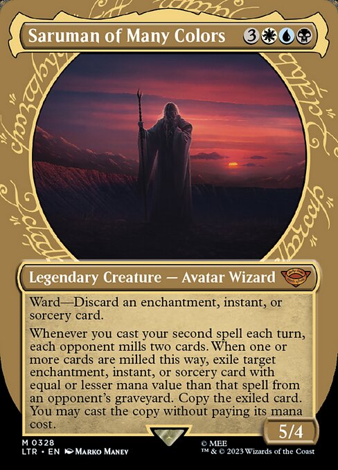 LTR: Saruman of Many Colors (Showcase) (Foil)