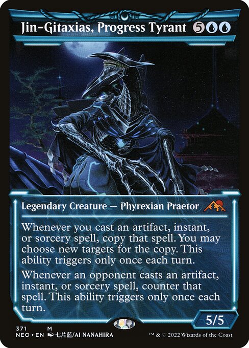 NEO: Jin-Gitaxias, Progress Tyrant (Showcase) (Foil)