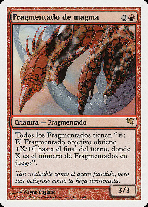PSAL: Magma Sliver (Spanish) - "Fragmentado de magma"