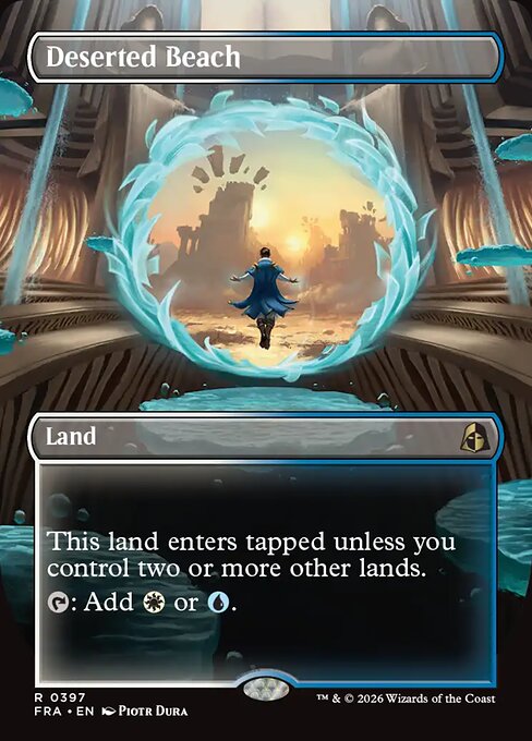 FRA: Deserted Beach (Borderless) (Foil)