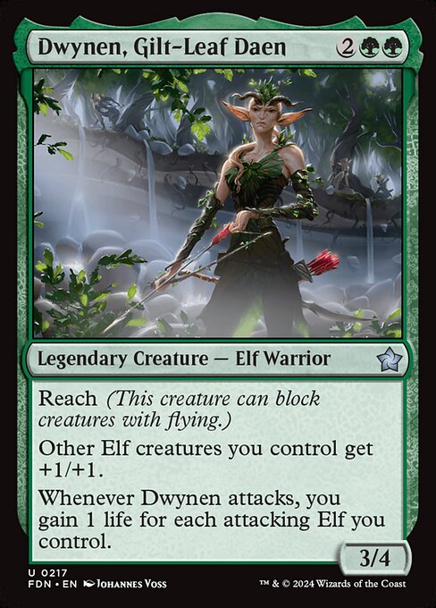 FDN: Dwynen, Gilt-Leaf Daen (Foil)