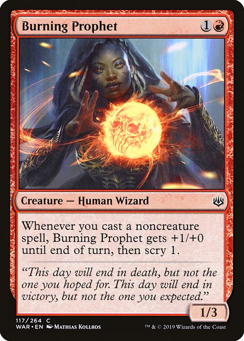 WAR: Burning Prophet (Foil)