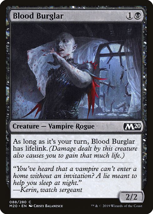 M20: Blood Burglar