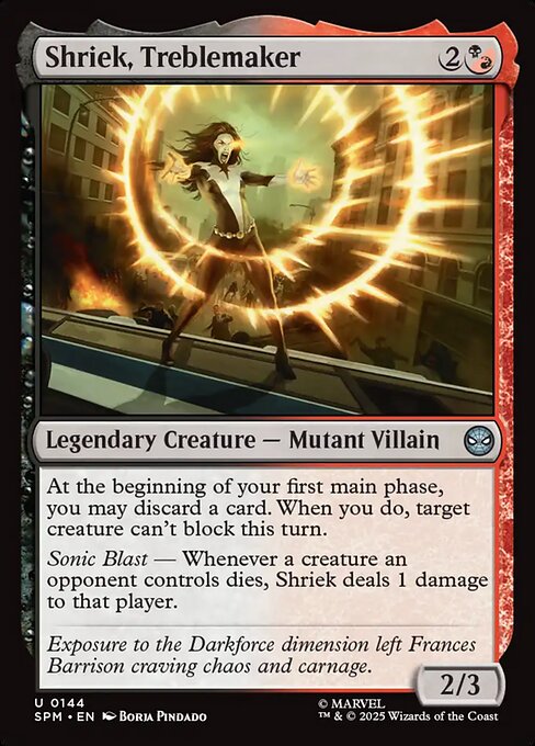 SPM: Shriek, Treblemaker