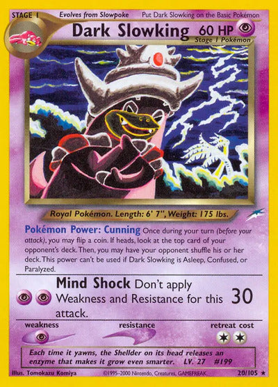 Dark Slowking 020/105 Unlimited Neo Destiny