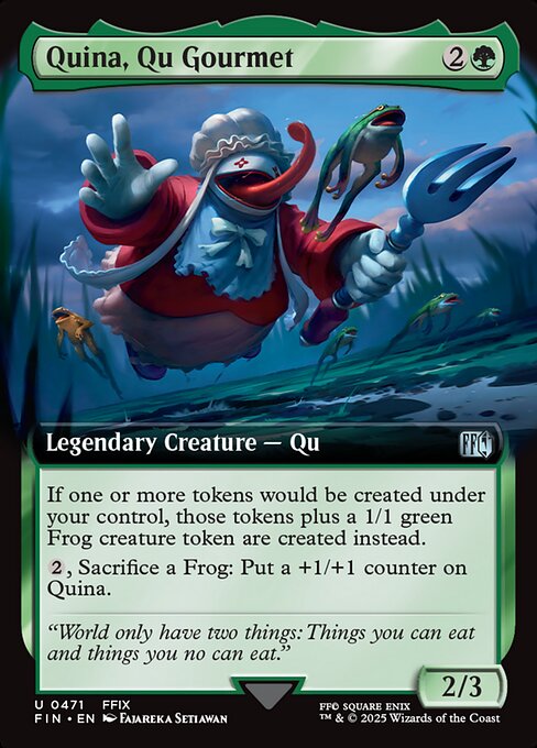 FIN: Quina, Qu Gourmet (Extended Art) (Foil)
