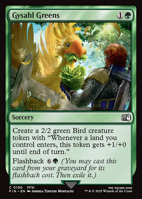 FIN: Gysahl Greens (Foil)
