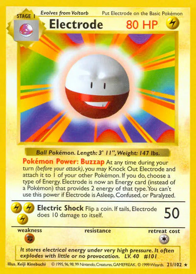 Electrode 021/102 Unlimited Base Set Shadowless