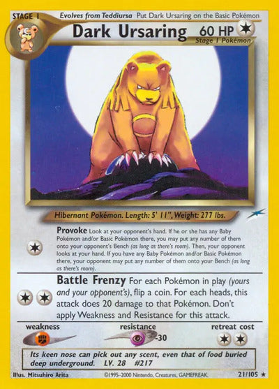 Dark Ursaring 021/105 Unlimited Neo Destiny