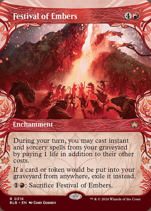 BLB: Festival of Embers (Showcase) (Foil)