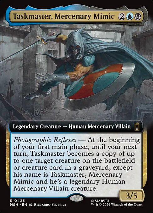 MSH: Taskmaster, Mercenary Mimic (Extended Art) (Foil)