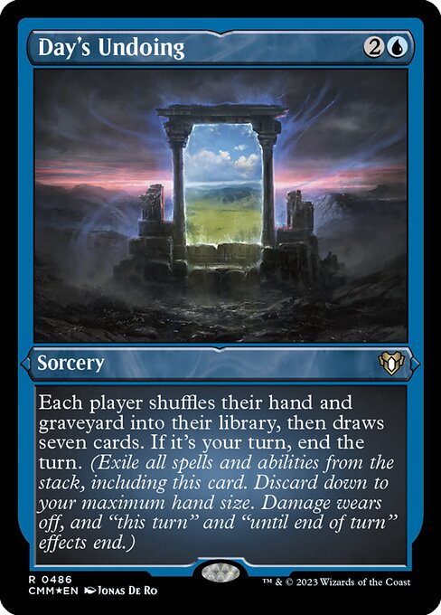 CMM: Day's Undoing (Foil Etched)