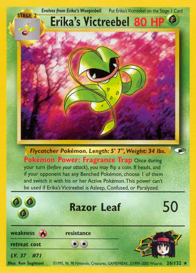 Erika's Victreebel 026/132 Unlimited Gym Heroes