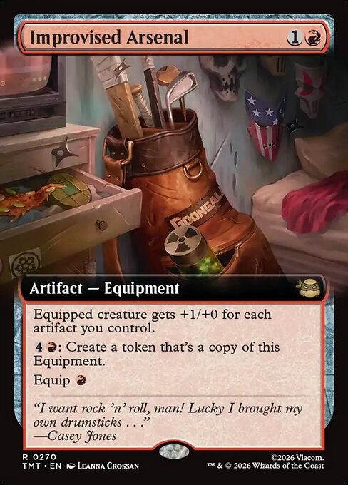TMT: Improvised Arsenal (Extended Art) (Foil)