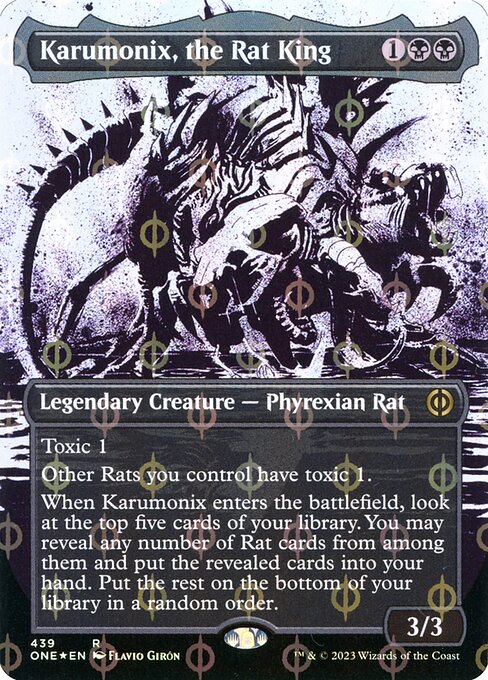 ONE: Karumonix, the Rat King (Showcase) (Step-and-Compleat Foil)