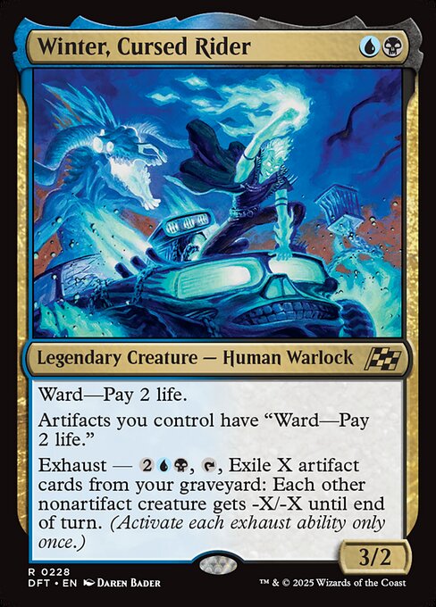 DFT: Winter, Cursed Rider (Foil)