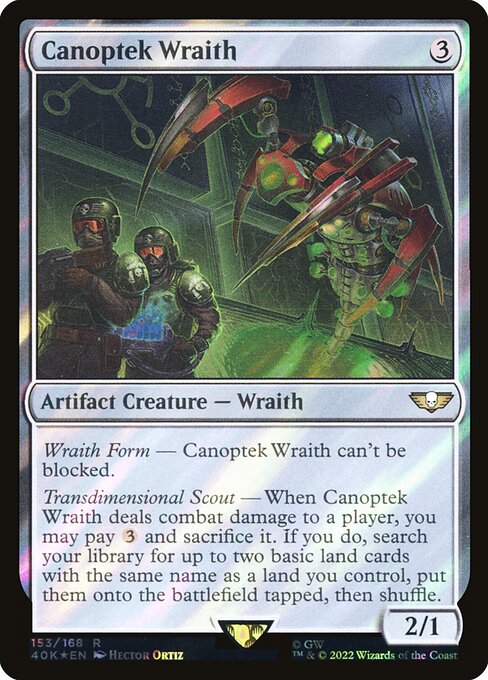 40K: Canoptek Wraith (Surge Foil)