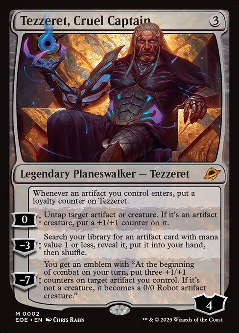 EOE: Tezzeret, Cruel Captain (Foil)