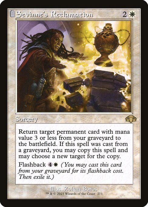 DMR: Sevinne's Reclamation (Retro Frame) (Foil)