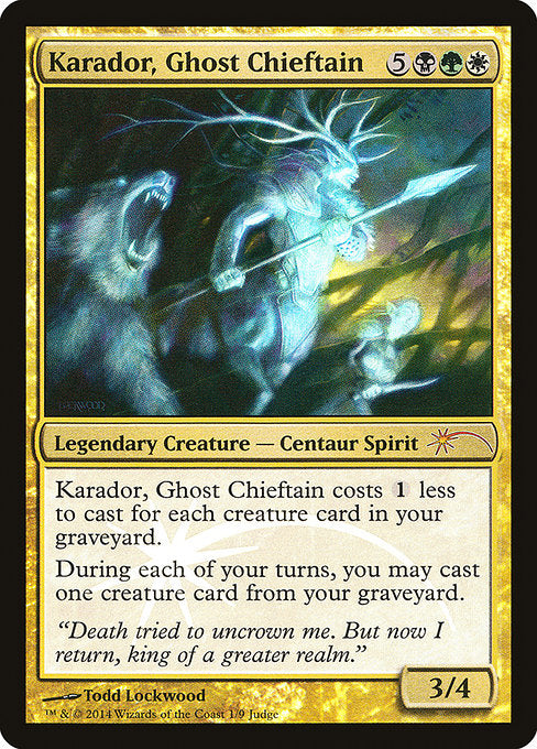 J14: Karador, Ghost Chieftain (Foil)