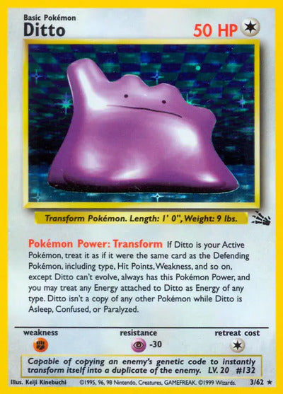 Ditto (3) 03/62 Unlimited Fossil