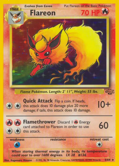 Flareon (3) 03/64 Unlimited Jungle