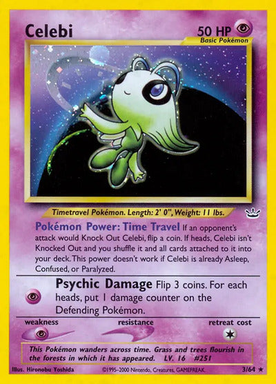 Celebi (3) 03/64 Unlimited Neo Revelation