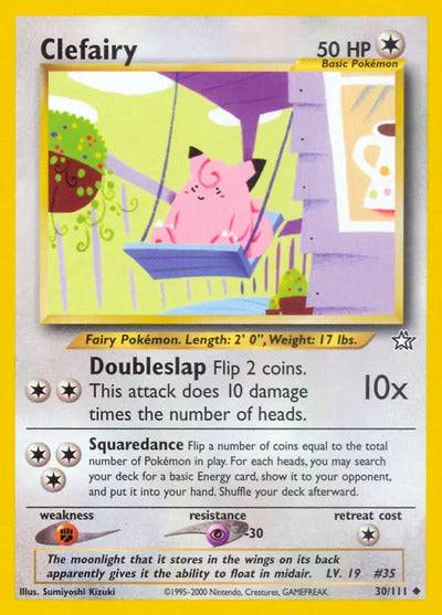 Clefairy 030/111 Unlimited Neo Genesis