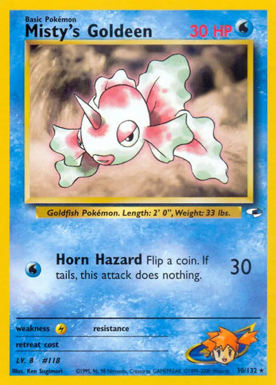 Misty's Goldeen (30) 030/132 Unlimited Gym Heroes