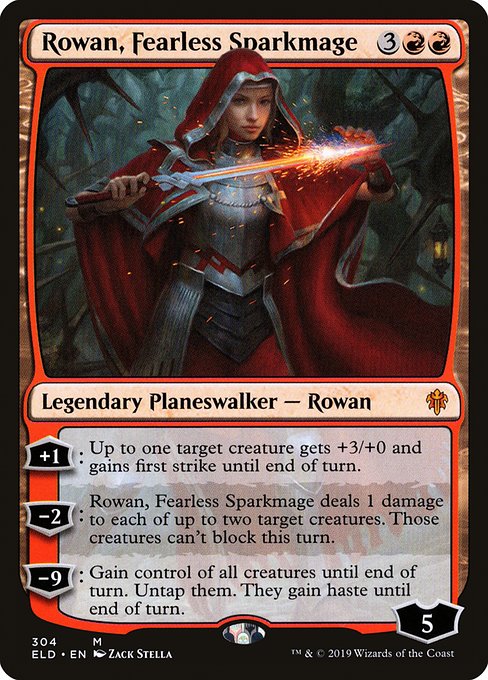 ELD: Rowan, Fearless Sparkmage (Foil)