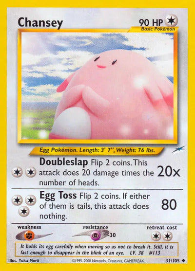 Chansey 031/105 Unlimited Neo Destiny
