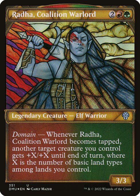 DMU: Radha, Coalition Warlord (Textured Foil)