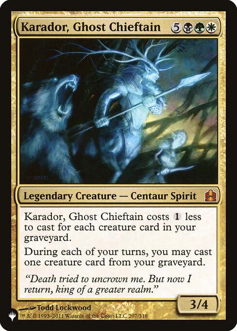 PLST: Karador, Ghost Chieftain