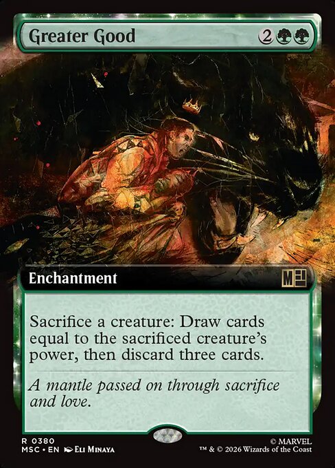 MSC: Greater Good (Extended Art)