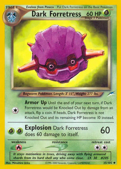 Dark Forretress 035/105 Unlimited Neo Destiny
