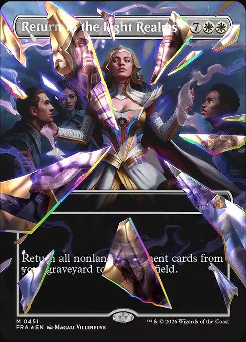 FRA: Return to the Light Realms (Borderless) (Facet Foil) (0451)