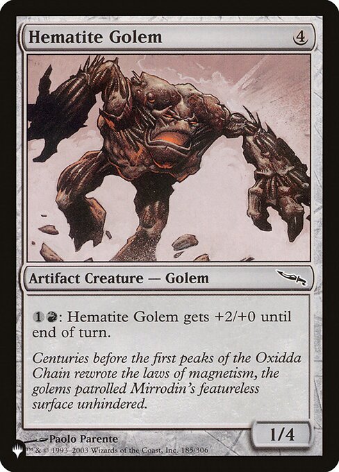 PLST: Hematite Golem