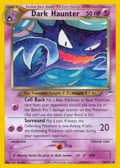 Dark Haunter 036/105 Unlimited Neo Destiny