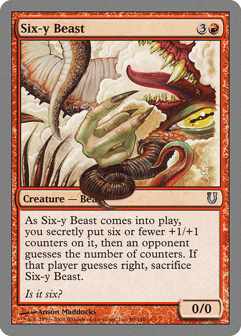 UNH: Six-y Beast (Foil)