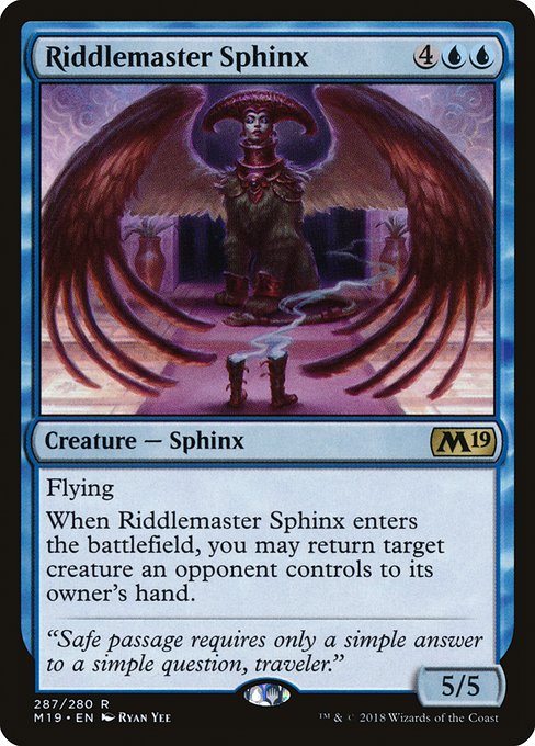 M19: Riddlemaster Sphinx
