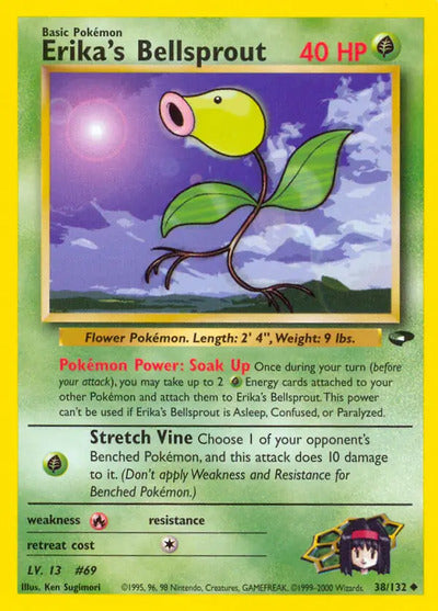 Erika's Bellsprout 038/132 Unlimited Gym Challenge