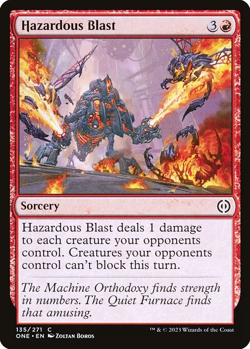 ONE: Hazardous Blast (Foil)